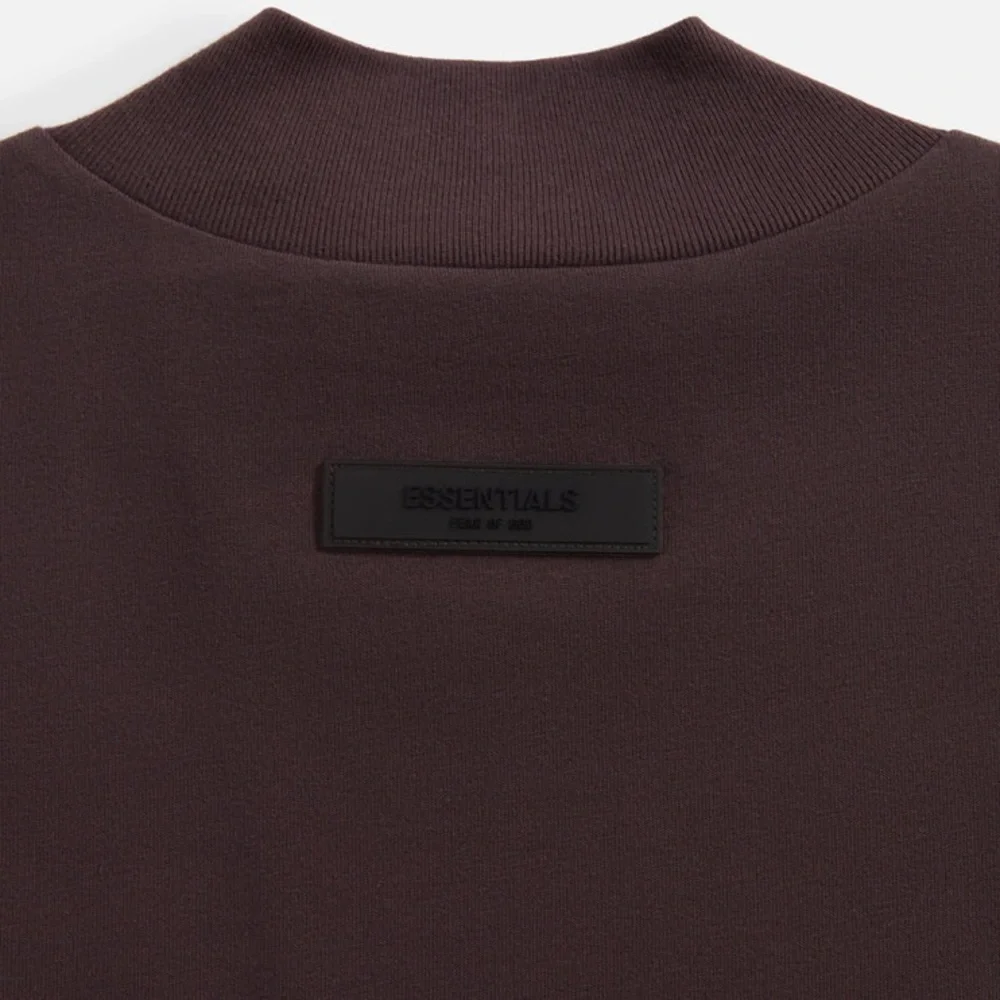 ESSENTIALS Plum Crewneck Long Sleeve Tee - Picture 11 of 12